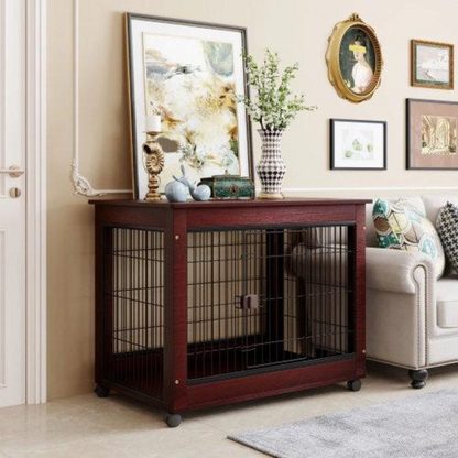 Sorrel Wooden Dog Crate