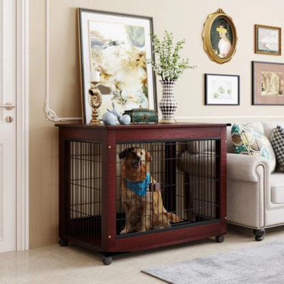 Sorrel Wooden Dog Crate