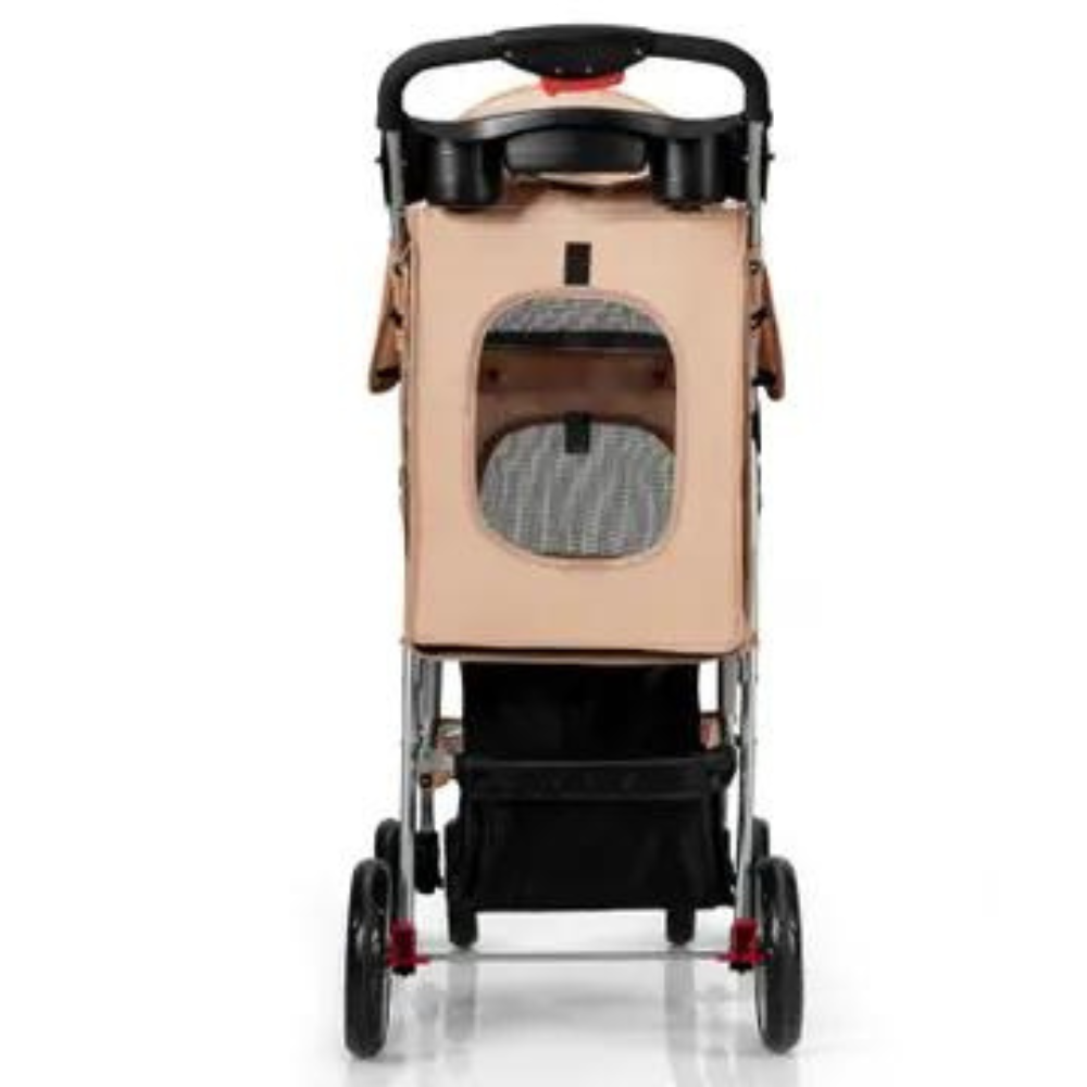 Foldable Pet Stroller 4-Wheel Travel Carrier