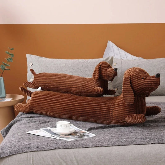 Dachshund Dog Shape Plush Pillow