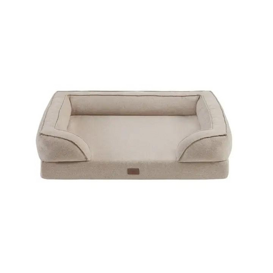 Bolstered Dog Bed with Gel Memory Foam